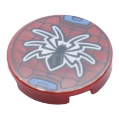 LEGO Carreau 2 x 2 rond avec O inférieur et motif…