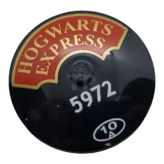 LEGO Dish 4 x 4 Inverted with Hogwarts Express Pattern