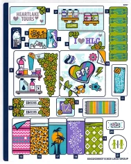 LEGO Sticker voor set 41395