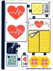 LEGO Sticker for Set 41394 - Sheet 1