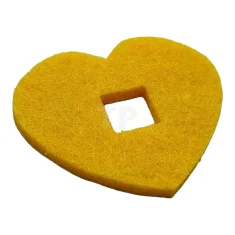 LEGO Vilt Stof 5 x 4 Hartdikte met Vierkant Gat