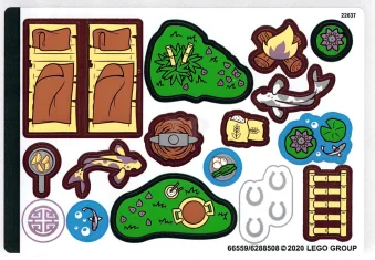 LEGO Autocollant pour l'ensemble 43174 - Feuille 2