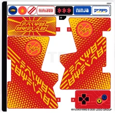 LEGO Sticker for Set 71714