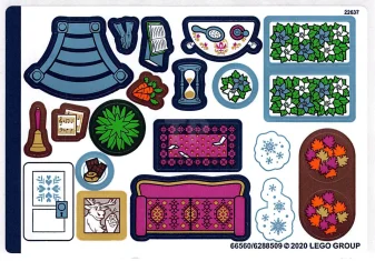 LEGO Autocollant pour l'ensemble 43175 - Feuille 2