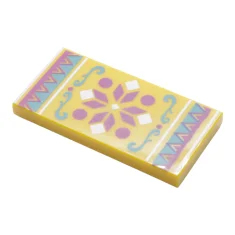 LEGO Carreau 2 x 4 avec motif filigrane