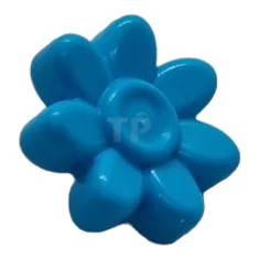 LEGO Minifiguur, Trolls bloem, 7 bloemblaadjes en pin