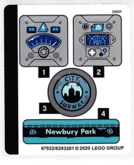 LEGO Sticker for Set 70427 