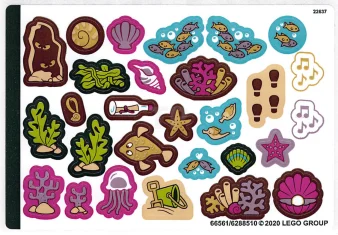 LEGO Sticker for Set 43176 - Sheet 2