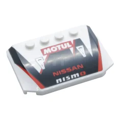 LEGO Wedge 4 x 6 x 2/3 Triple Curved with 'MOTUL'…