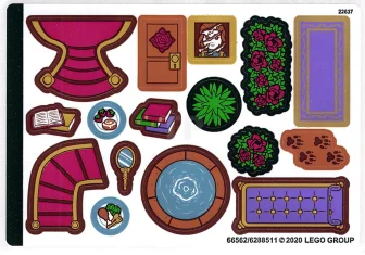 LEGO Sticker voor Set 43177 - Blad 2