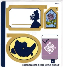 LEGO Sticker voor set 43177 - vel 1