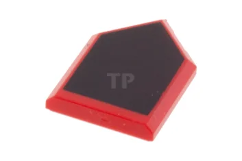 LEGO Tile 2 x 3 Pentagonal with Pentagon Pattern