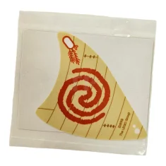 LEGO Tan Cloth Sail Triangular with Red Spiral Swirl Pattern, 2…