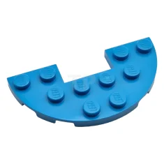 LEGO Plate 3 x 6 Half Round with 1 x 2…
