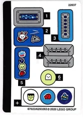 LEGO Sticker for Set 70428