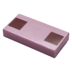 LEGO Tile 1 x 2 with Pixelated Pig Nostrils Pattern