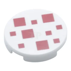 LEGO Tile 2 x 2 Round with Bottom O and Squares…