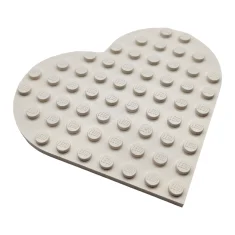 LEGO Plate, Round 9 x 9 Heart