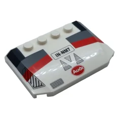 LEGO Wedge 4 x 6 x 2/3 Triple Curved with 'IN-NM7'…