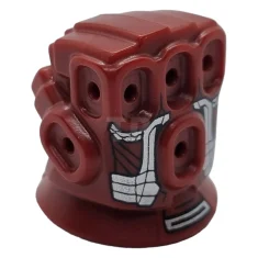 LEGO Hand Large Minifigure Right, Infinity Gauntlet with Silver Plates Pattern
