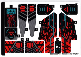LEGO Sticker for Set 71713
