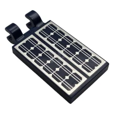 LEGO Tile, Modified 2 x 3 with 2 Clips with Solar…
