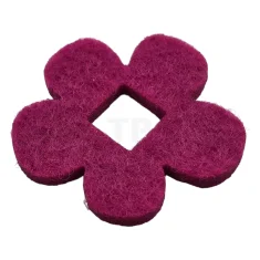 LEGO Tissu feutré 4 x 4 fleurs épaisses avec trou carré