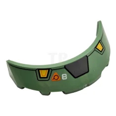 LEGO Windscreen 3 x 6 x 1 Curved with Number '8'…