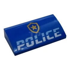 LEGO Pendenza curvo 2 x 4 x 2/3 con motivo distintivo…