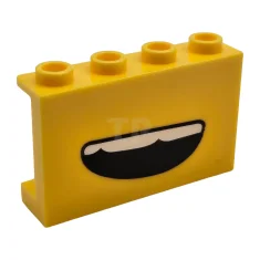 LEGO Panel 1 x 4 x 2 with Smile Pattern