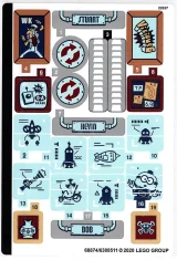 LEGO Autocollant pour l'ensemble 75551