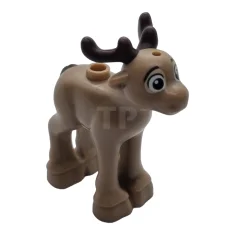 LEGO Rendier, Fawn met donkerbruin gewei en staartpatroon