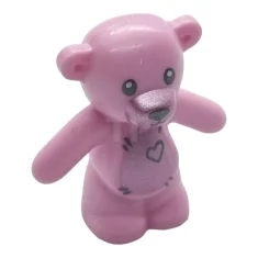 LEGO Teddy Bear with Black Eyes, Metal Pink Muzzle and Belly,…