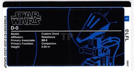 LEGO Pegatina para Set 75278