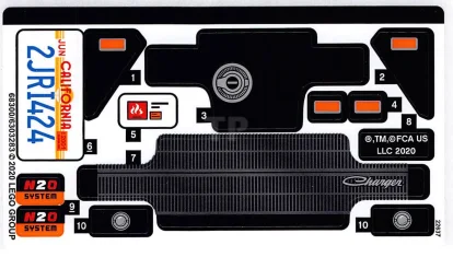 LEGO Autocollant pour l'ensemble 42111