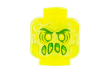 LEGO Kopf Minifigur mit Alien Ghost Clown-Muster