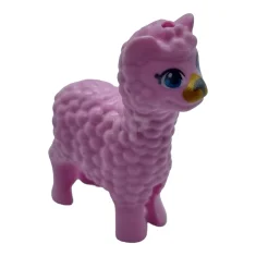 LEGO Alpaca / Llama, Friends with Metal Blue Eyes, Gold Muzzle…