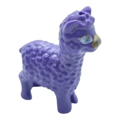 LEGO Alpaca / Llama, Friends with Metal Blue Eyes, Gold Muzzle…