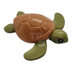 LEGO Tortue de mer, yeux noirs et motif de coquille de…