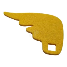 LEGO Tissu feutré 10 x 7 Wing épais avec trou carré