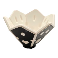 LEGO Dice Spinner with White Inside and Hexagonal Dots, Hearts and…