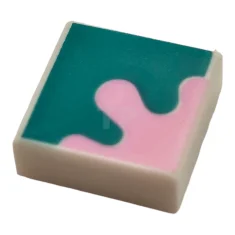 LEGO Fliese 1 x 1 mit Splotch-Muster