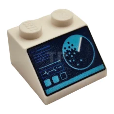 LEGO Pendenza 2 x 2 - 45° con modello di schermo…