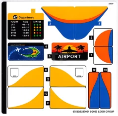 LEGO Autocollant pour l'ensemble 60262