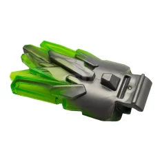 LEGO Energy Burst met brede clip en gemarmerd heldergroen patroon