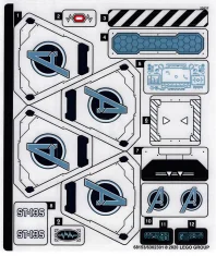 LEGO Sticker for Set 76153