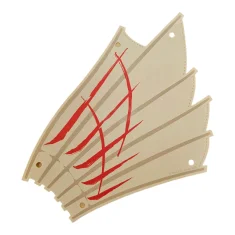 LEGO Cloth Sail 27 x 20 Left with Red and Dark…