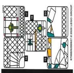 LEGO Autocollant pour l'ensemble 75980 - Feuille 2