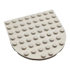 LEGO Plate, Round 8 x 8 Rounded End
