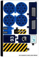 LEGO Pegatina para Set 75940